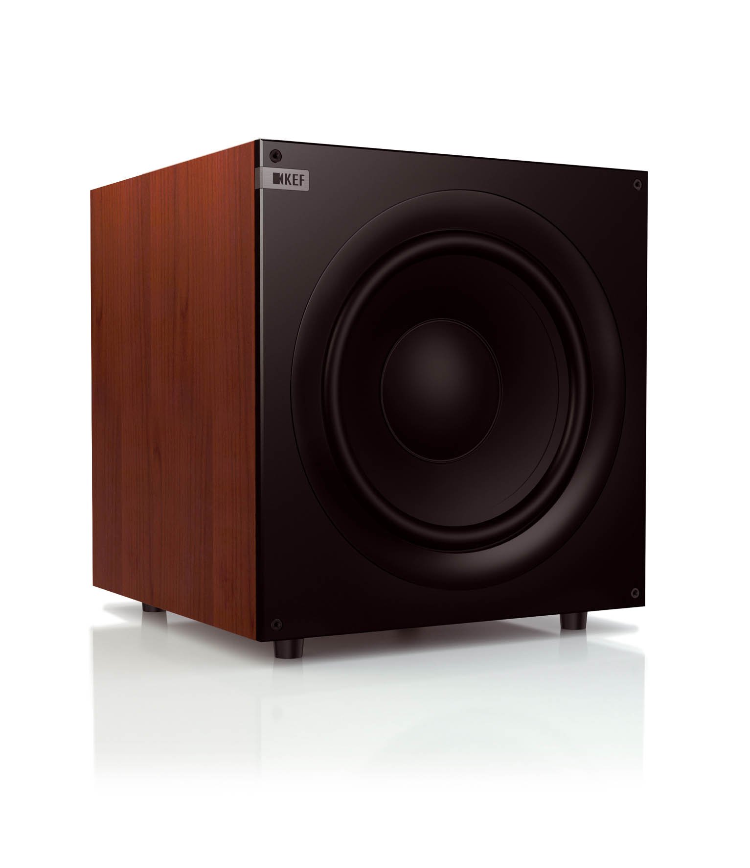 KEF Q400b aktiv Subwoofer (200 Watt) nussbaum : KEF: Amazon.de